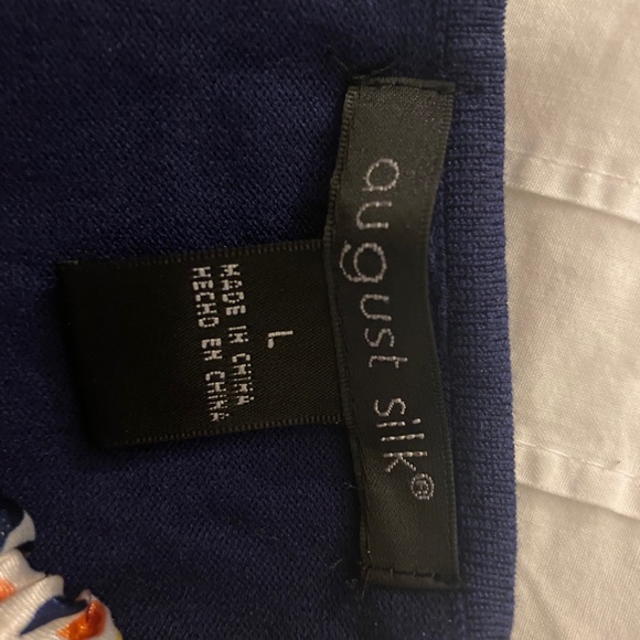 Silk tie up blouse - Picture 2 of 6